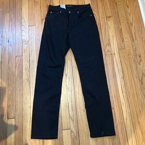 Nudie Jeans Straight Sally Straight Leg Jeans- Black, Size 32x34